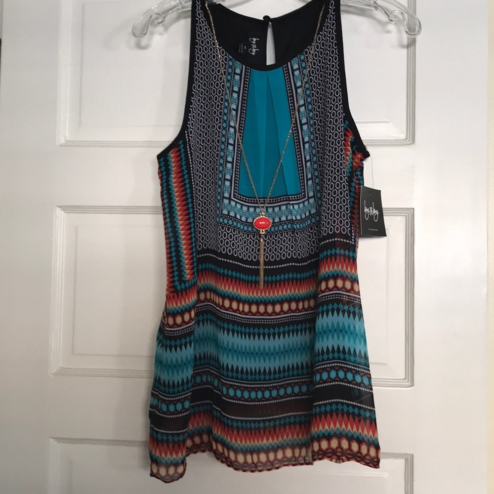 NWT Boho Chic Necklace Top